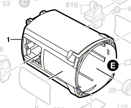 Carter réf. 1 605 108 235 BOSCH